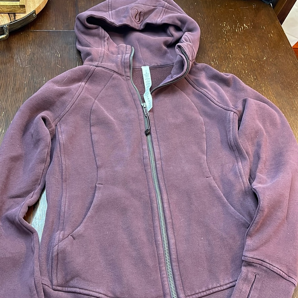 Purple lulu zip up